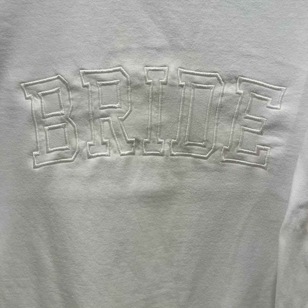 Comfort Colors Classic White Bride Sweatshirt